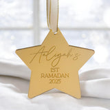 1st Eid Personalised Mirror Hanging Tag