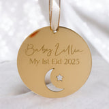 Baby's 1st Eid Personalised Mirror Hanging Tag
