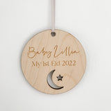 Baby's 1st Eid Personalised Mirror Hanging Tag