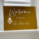 Eid Personalised Welcome Sign