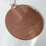 Graduation Congratulations Personalised Hanging Tag