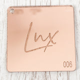 Lux Acrylic Colour Sample