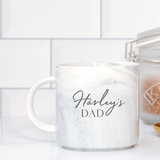 Personalised Daddy Marble Mug