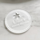 Brave Button Keepsake Gift - Personalised Mirror Tag