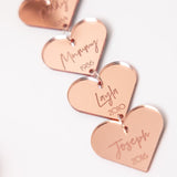 Nanny & Grandad's Hanging Heart Decoration