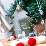 Christmas Tree 3D Personalised Family Decoration