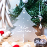 Christmas Tree 3D Personalised Family Decoration