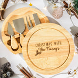 Family Personalised Cheese Board Box Set