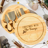 Family Personalised Cheese Board Box Set