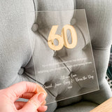 Luxury Personalised Birthday Card- Any Age- 18th, 21st, 60th etc...