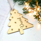 Christmas Tree Engraved Place Name