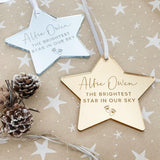 Baby Remembrance Personalised Star