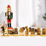Christmas Nativity Characters -11 Piece Engraved Set
