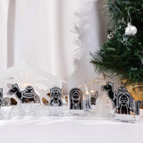Christmas Nativity Characters -11 Piece Engraved Set
