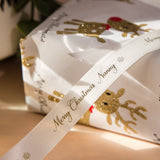 Merry Christmas Nanny Personalised Ribbon