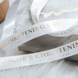 Christening Personalised Gift Ribbon