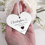 Remembrance Personalised Heart Keepsake