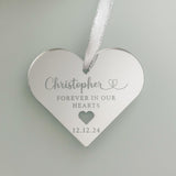 Remembrance Personalised Heart Keepsake