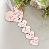 Nanny Personalised Heart Decoration