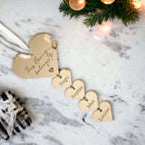 Nanny Personalised Heart Gift