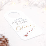 Children's Personalised Christmas Door Hanger