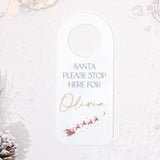 Children's Personalised Christmas Door Hanger