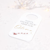 Children's Personalised Christmas Door Hanger