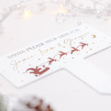 Santa Please Stop Here Personalised Garden Sign