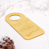 Children's Personalised Santa Stop Here Door Sign