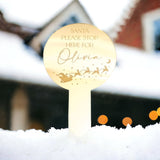 Personalised Children's Christmas Garden Ornament
