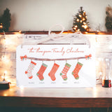 Family Christmas Personalised Decoration - Fireplace Stockings Ornament