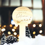 Personalised Children's Christmas Garden Ornament