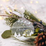 Family Personalised Christmas Tree Decoration