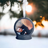 Nanny Personalised Photo Christmas Bauble