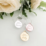 Christmas Party Personalised Drinks Charms