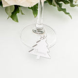 Christmas Tree Personalised Drinks Charms