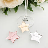 Star Personalised Drinks Charms