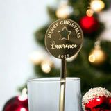 Christmas Party Personalised Drinks Stirrers
