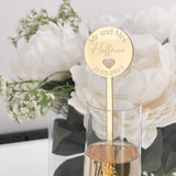 Wedding Personalised Drinks Stirrers