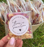 Wedding Confetti Bag Personalised Stickers