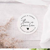 Wedding Confetti Bag Personalised Stickers