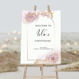 Christening Day Personalised Sign
