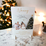 Nanny Personalised Photo Christmas Card