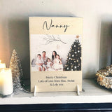 Nanny Personalised Photo Christmas Card