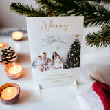 Nanny Personalised Photo Christmas Card