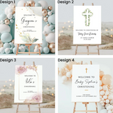 Christening Day Personalised Sign