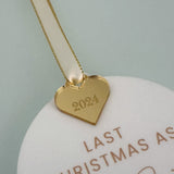 Our First Christmas As Mr & Mrs Personalised Christmas Bauble