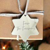 From The...Set of 5 Personalised Christmas Gift Tags