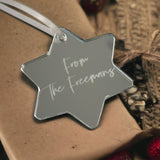From The...Set of 5 Personalised Christmas Gift Tags