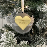 Personalised Remembrance Bauble